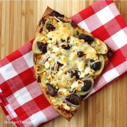 Greek Potato Pizza