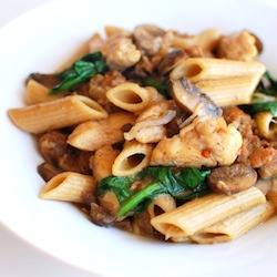 Mushroom Penne w/ Chicken