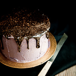 Oreo Olallieberry Cake