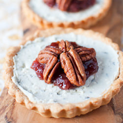 Gorgonzola Tart w/ Cranberry