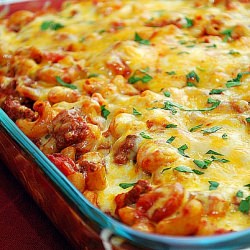 Chili and Cheese Macaroni