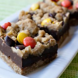 Peanut Butter Fudge Oatmeal Bars