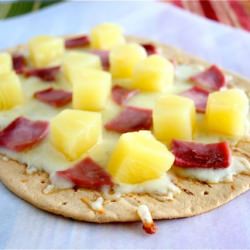Ham & Pineapple Flatout Pizza