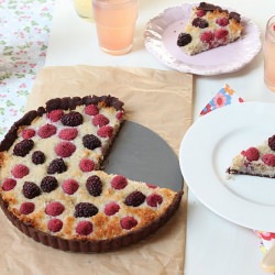 Chocolate Macaroon Tart