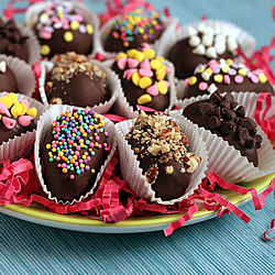 Whole Wheat Cookie Dough Truffles