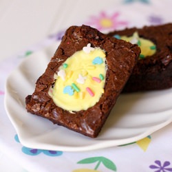 Peanut Butter Egg Brownies