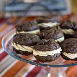 PB Chocolate Whoopie Pies