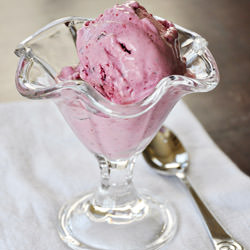 Blackberry Frozen Yogurt