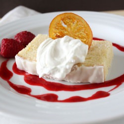Meyer Lemon Poundcake & Lemon Chips