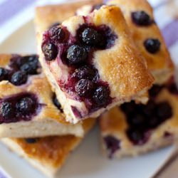 Blueberry-Goat Cheese Focaccia