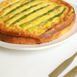 Asparagus and Shrimp Quiche
