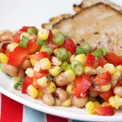 Roasted Pork w Black-Eyed Pea Salad