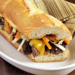 Ale-Braised Short Rib Sandwich