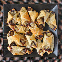 Feijoa, Choc & Custard Pastries