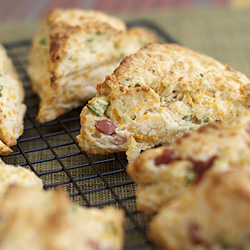 Ham Cheddar Scone