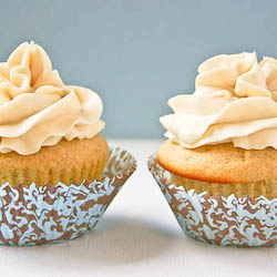 Vanilla Cupcakes for Two
