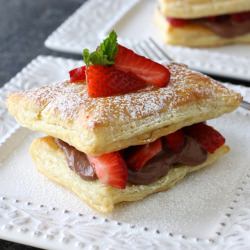 Strawberry & Chocolate Napoleon