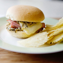 Toasted Ham & Jarlsberg Sandwich