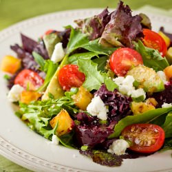 Goat Cheese Salad, Hawaiian Style