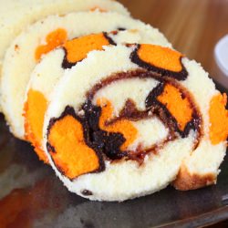 Swiss Roll with Strawberry Jam