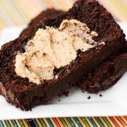 Chocolate Bread with Peanut Butter