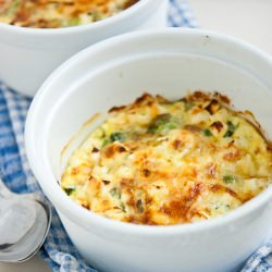 Quick & Easy Spinach Feta Clafoutis