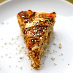 Sausage & Red Pepper Quiche