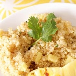 Pineapple-Cilantro Quinoa