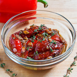 Marinated Roasted Red Peppers