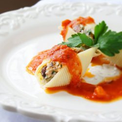 Pasta Shells with Prosciutto