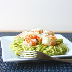 Linguine w/ Parmesan Pea Sauce