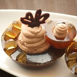 Vegan Maple Mousse with Coffee Jello