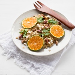 Spicy Quinoa with Tangerine