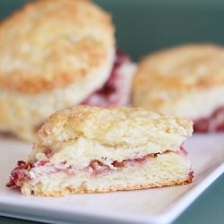 Vanilla Cherry Scones