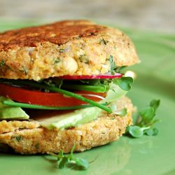 Garbanzo Bean Burgers
