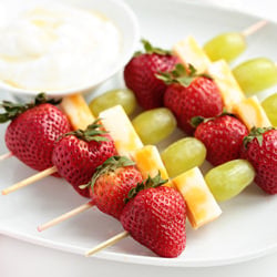 Fruit and Cheese Kabobs