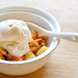 Pineapple and Papaya Crumble