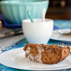 Carrot Cake Loaf + Cream “Cheese”