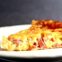 Ham & Cheese Crustless Quiche