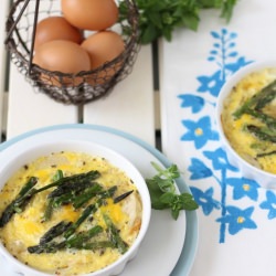 Green Asparagus & Onion Quiche