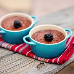 Molten Chocolate Almond Cakes