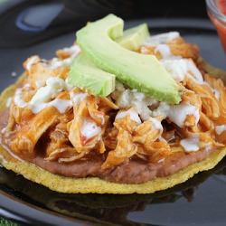 Chicken Tinga Tostadas