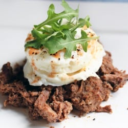 Slow Cooked Steak and Eggs