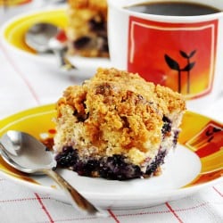 Blueberry and Cheese Coffee Cake