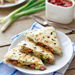 Breakfast Burrito Quesadillas