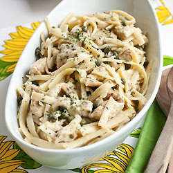 Chicken Piccata Fettuccine