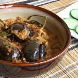 Eggplant Curry or Bagara Baingan