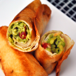 Crispy Guacamole Rolls