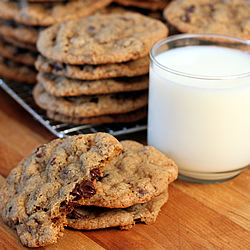 Whole Grain Chocolate Chip Cookies