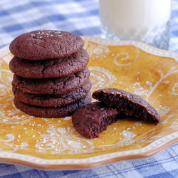 Nutella and Sea Salt Cookies